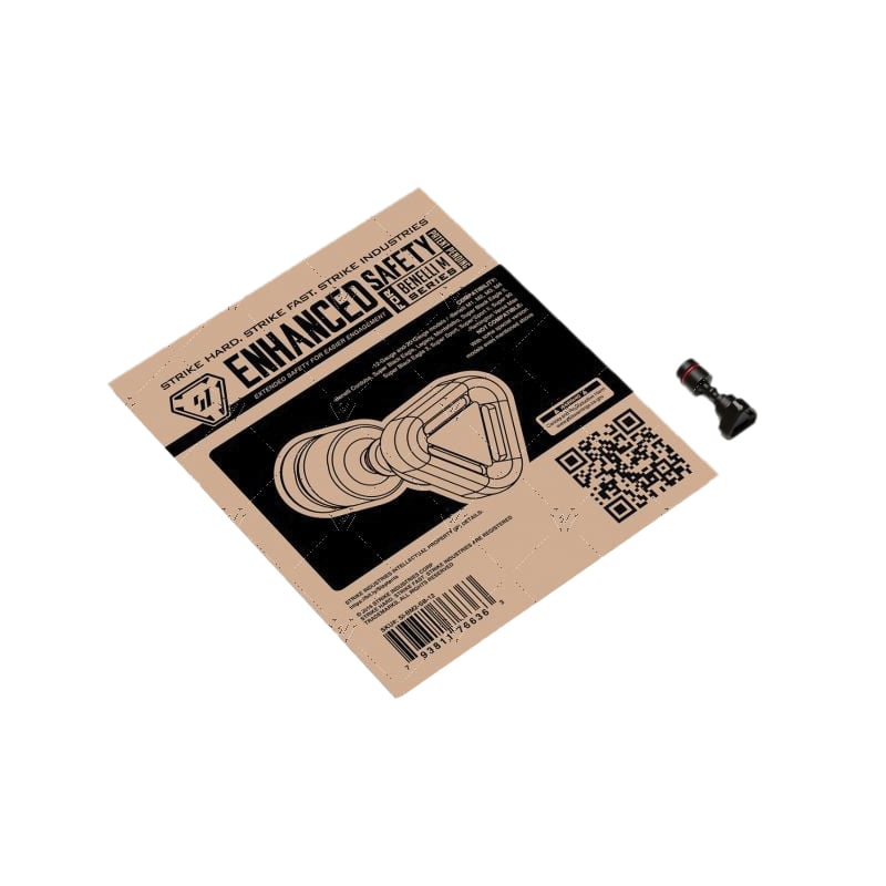 Strike Industries Enhanced Safety Selector for Benelli M1/M2/M3/M4 in Black - Upgraded Safety for Benelli Shotguns - SI-BM2-SB-12