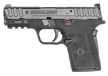 Smith  Wesson 13592 Equalizer  9mm Luger 151 3.68 Black Armornite Stainless Steel Barrel  Optic ReadySerrated Steel Slide Black Polymer Frame wPicatinny Rail Black Textured Polymer Grips