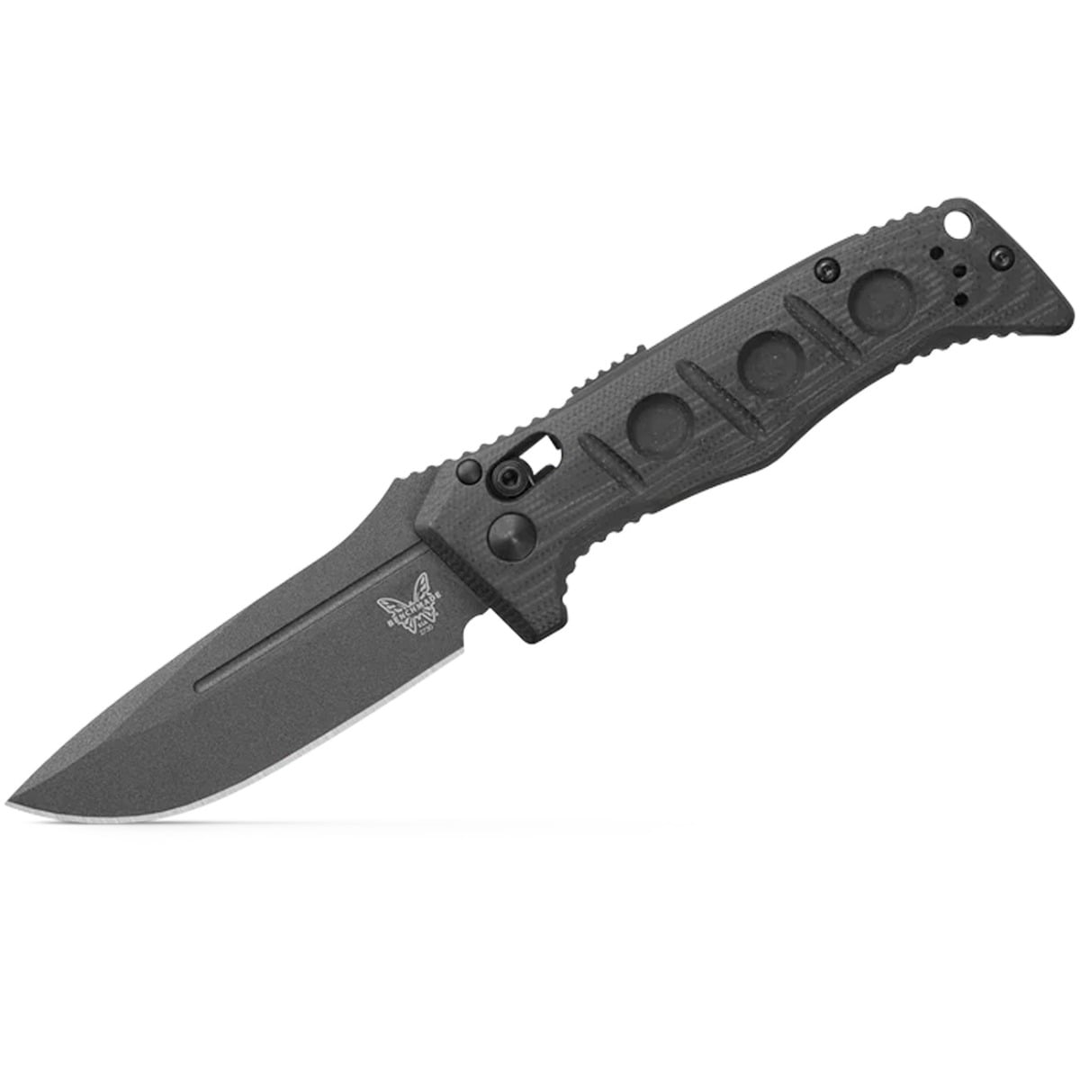 Benchmade Sibert Mini Auto Adamas Folding Knife, Black - GY- 2730GY-1