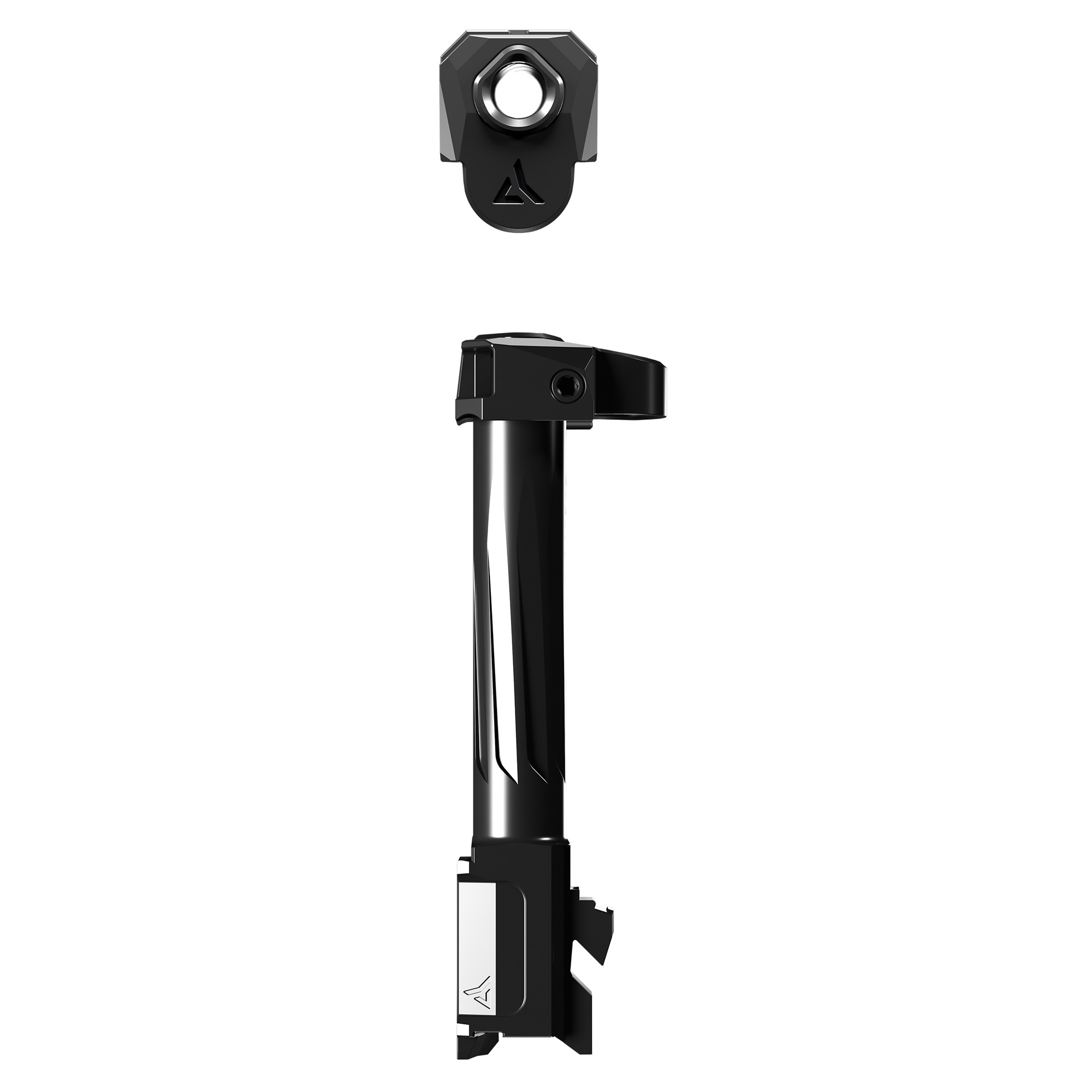 Radian Weapons RAMJET 9mm Fluted Barrel, AFTERBURNER Muzzle Brake for Glock 19 Gen 4 - G19G4ILRN