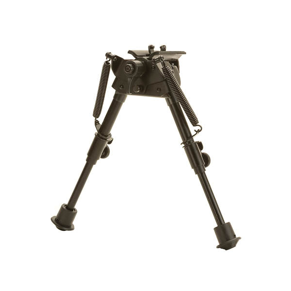 Sport Ridge Pivot Adjustable Heavy-Duty Stud Mount Bipod 6" - 9", Black