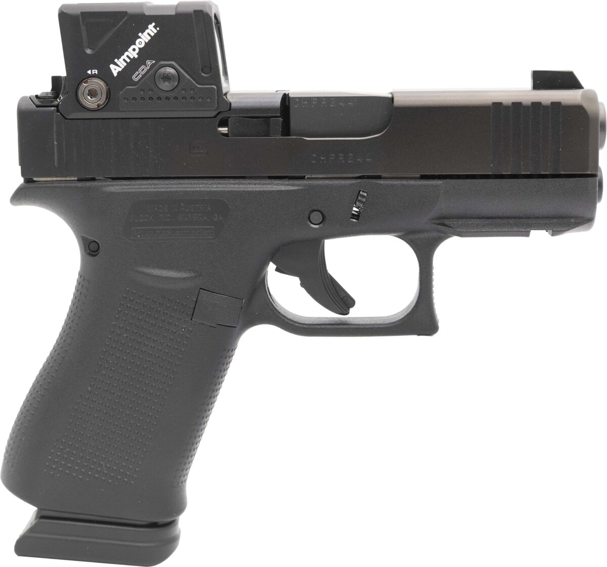 Glock GLK 43X 9MM 15R MOS8 COA AMPT