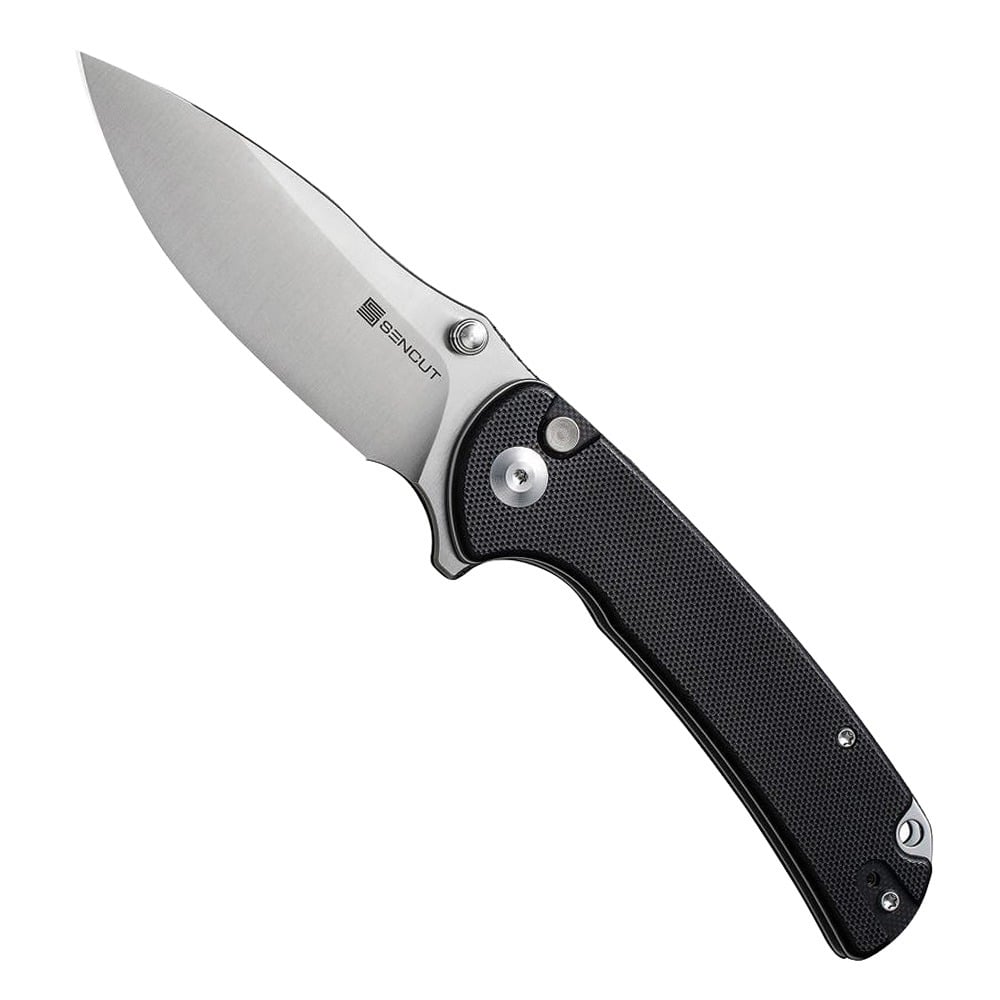 SENCUT Pulsewave Folding Drop Point Knife, Black - S23032-1