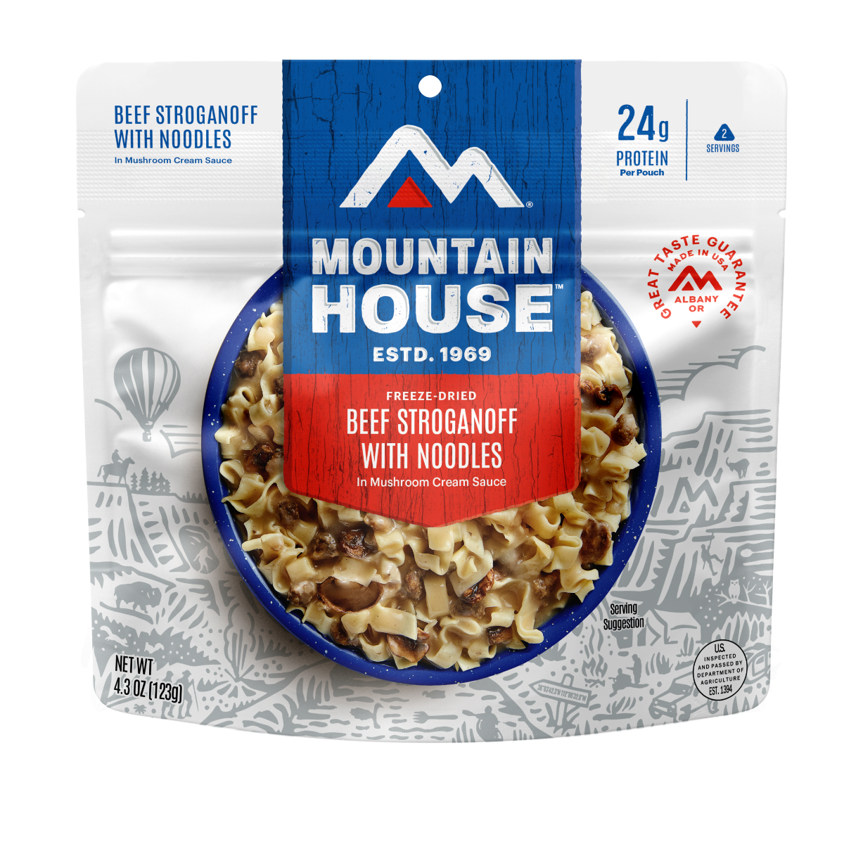 Mountain House Freeze Dried Beef Stroganoff w/ Noodles - 55149