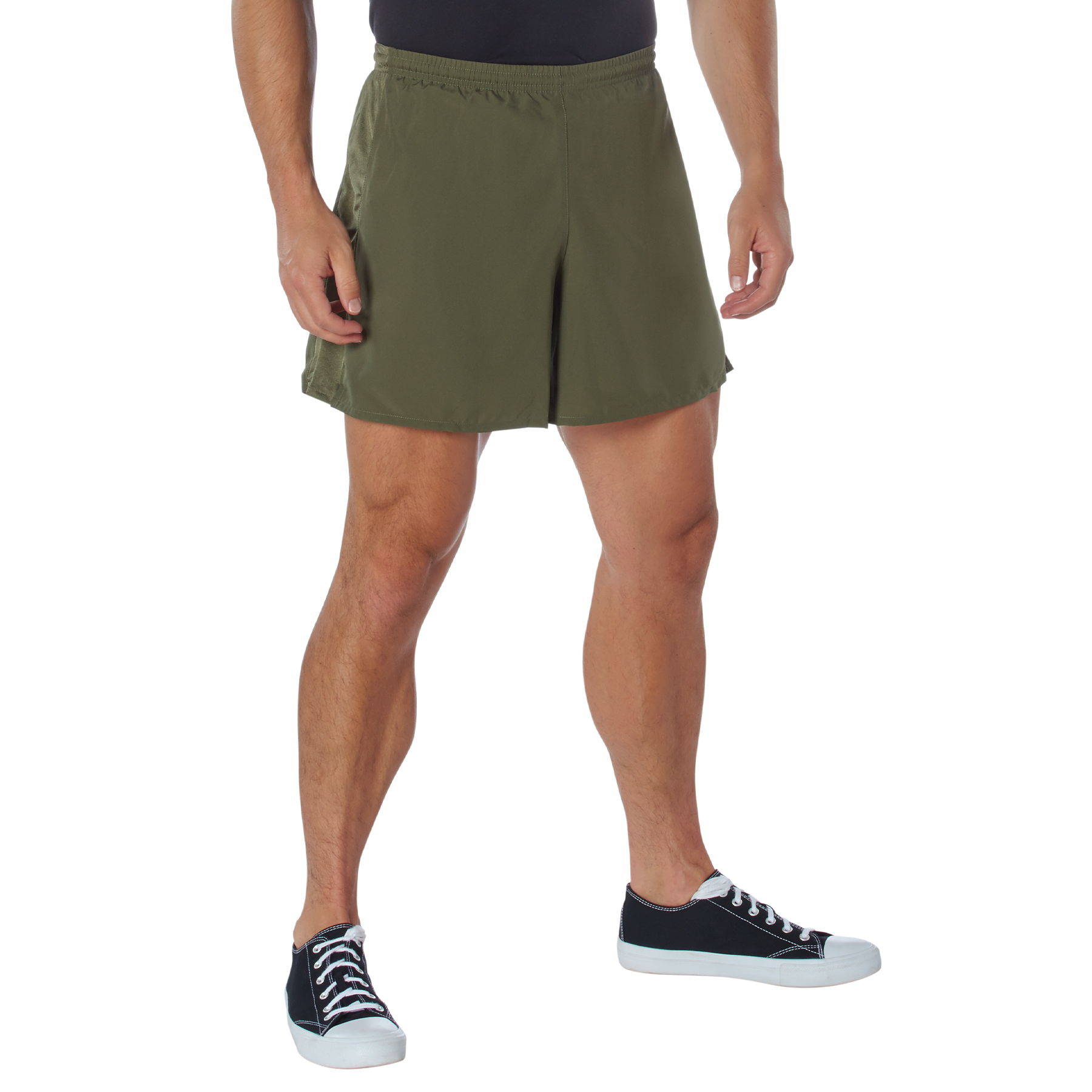 Rothco Physical Training Pt Shorts - Olive Drab, Medium