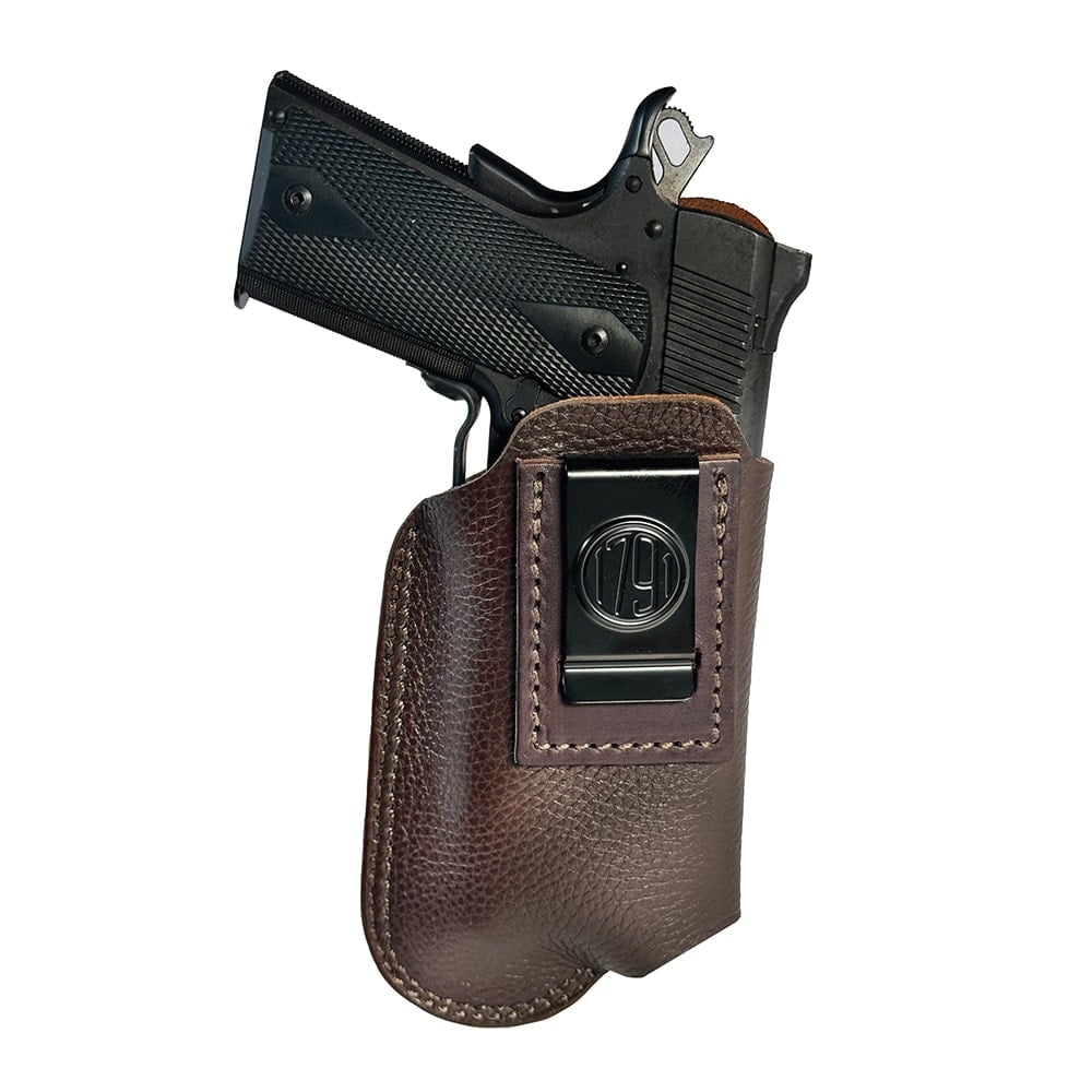 1791 Gunleather Fair Chase Ruger LC9/SCCY CPX-1 Size 3 IWB Holster Left Deerhide Leather, Brown