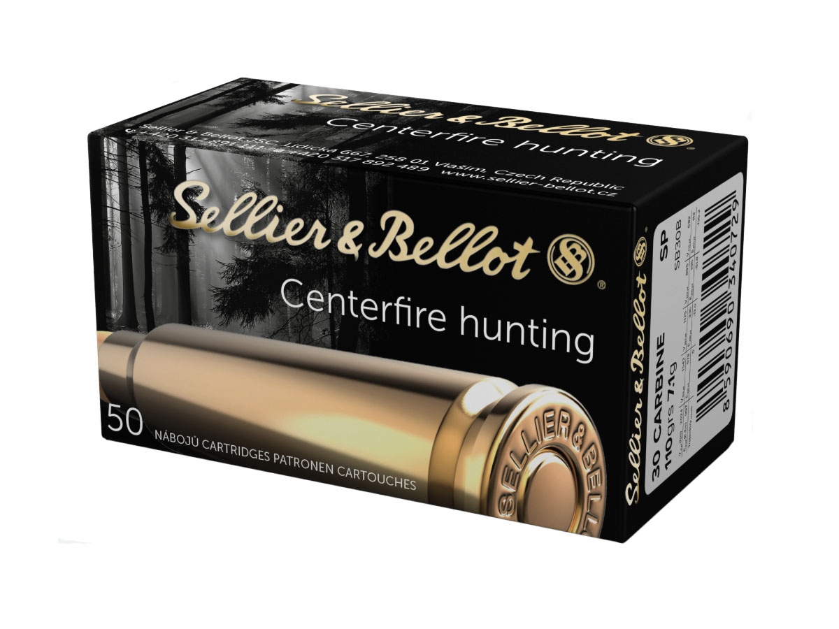 Sellier & Bellot 30 Carbine 110gr SP Ammunition 50rds - SB30B