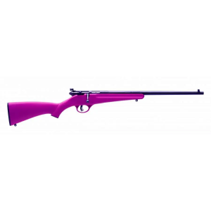 Savage 13783 Rascal Youth 22 LR 1 16.13 Purple Matte Blued Right Youth/Compact Hand