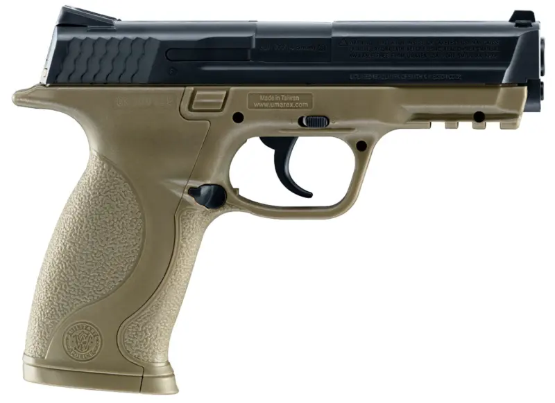Umarex 2255051 S M CO2 177 BB 19+1 4.25" FDE Polymer Grips