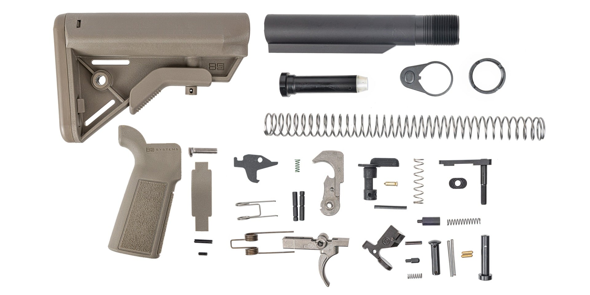 PSA B5 Systems EPT Lower Build Kit with Bravo Stock, FDE
