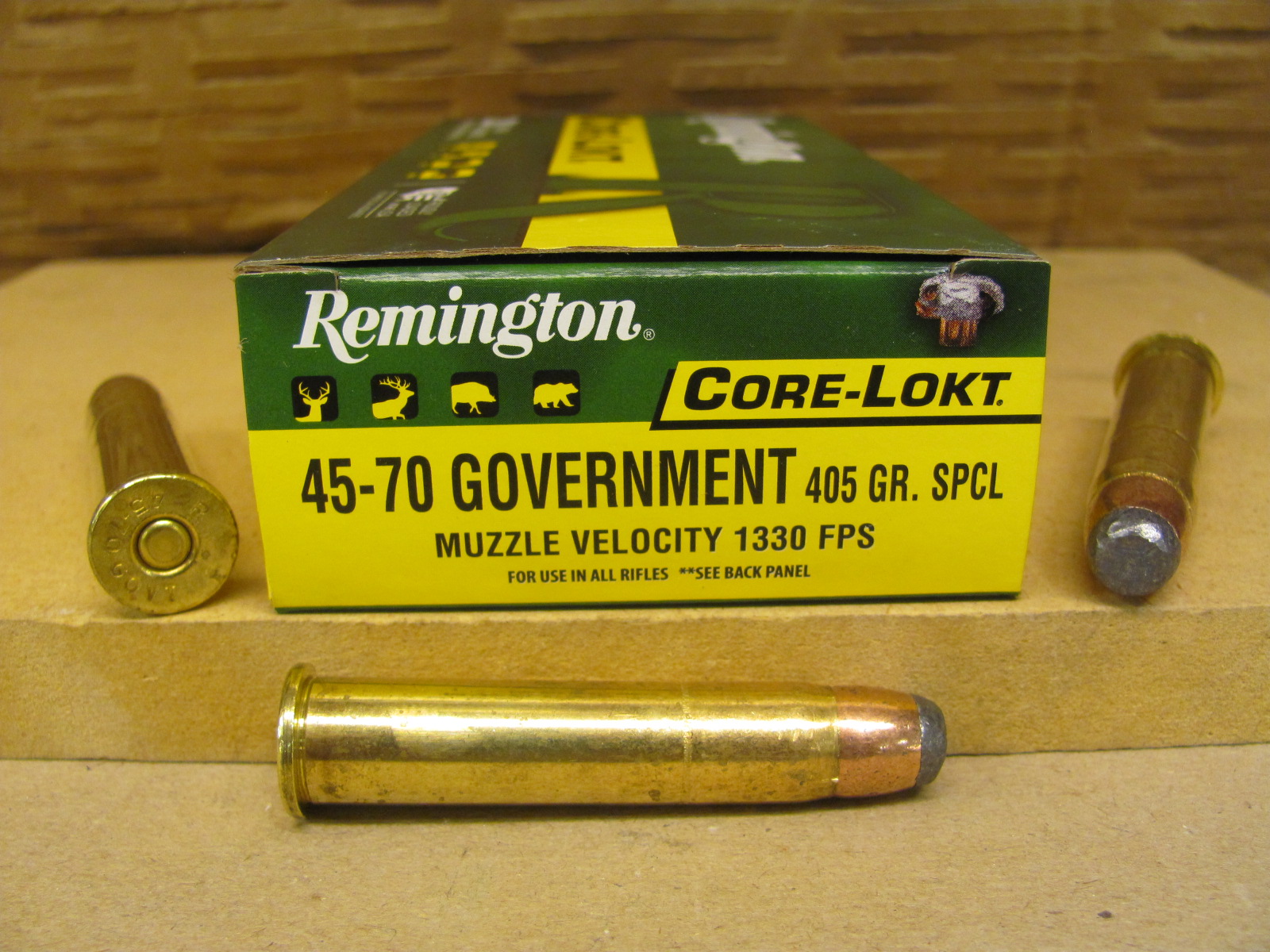 200 Round Case – 45-70 Government 405 Grain SPCL Soft Point Core-Lokt Remington Ammo – R4570G