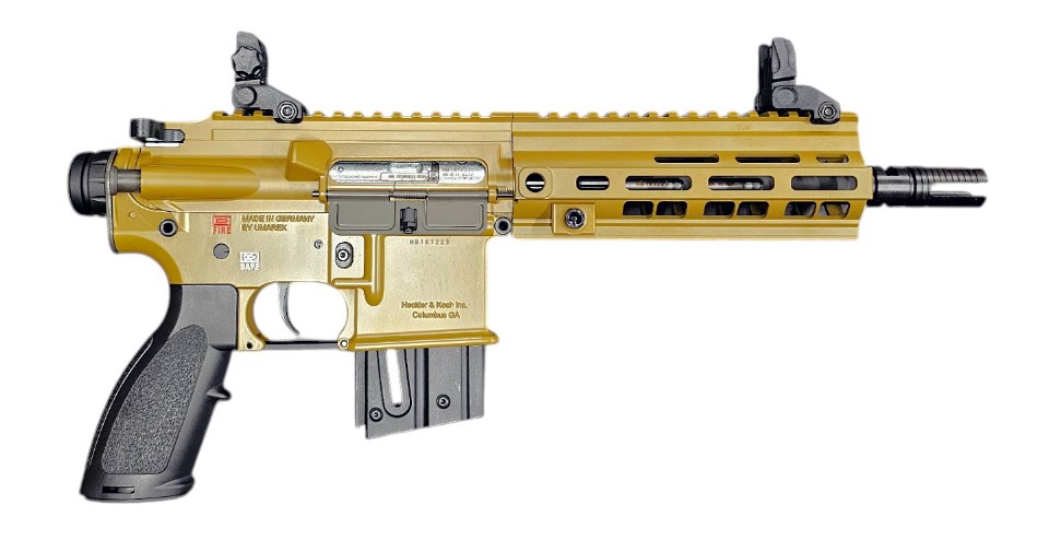 H HK416 Pistol 22LR 8.5in 20RD - HK Brown
