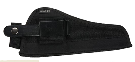 Bulldog Cases Extreme Size 34 Ambidextrous Hand 4" to 5" Ruger Mark Style Outside-The-Waistband Holster w/ Clam Shell Packaging, Textured Black - FSN-34