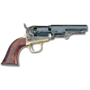 Uberti 1849 Pocket Black Powder Revolver 31 Caliber 4" Blued Barrel Case Hardened Frame Walnut Grip