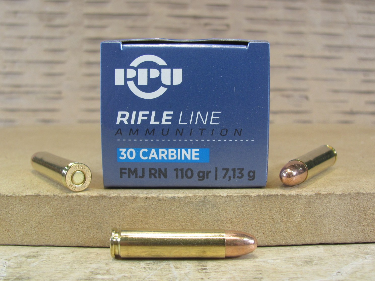 1000 Rounds – 30 Cal Carbine FMJ 110 Grain Prvi Partizan Ammo PP30F