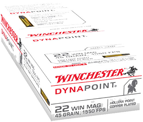 WINCHESTER DYNAPOINT 22WMR – 45GR 1550FPS 50RD 40BX/CS - No Credit Card Fees - Low, flat rate shipping