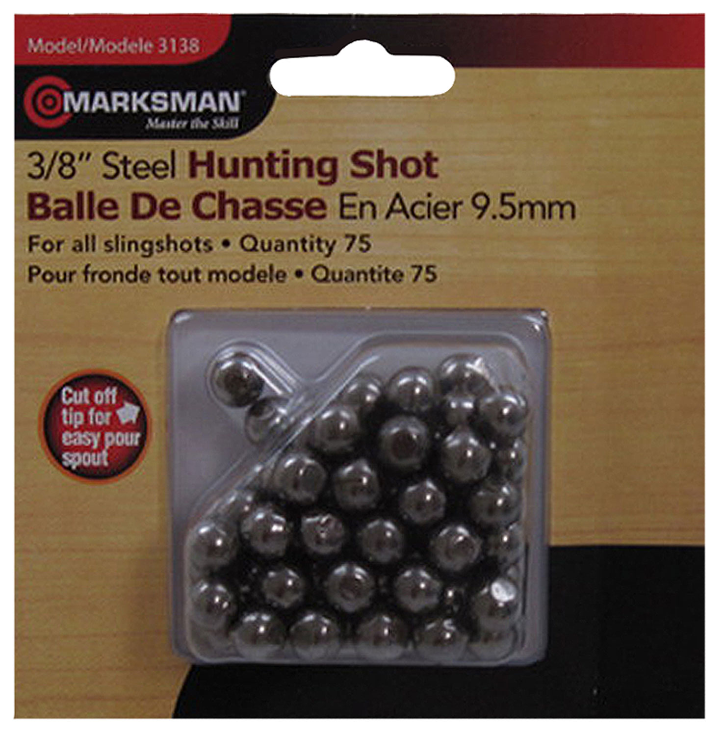 Beeman 0.375" Slingshot, 75/pack - 3138