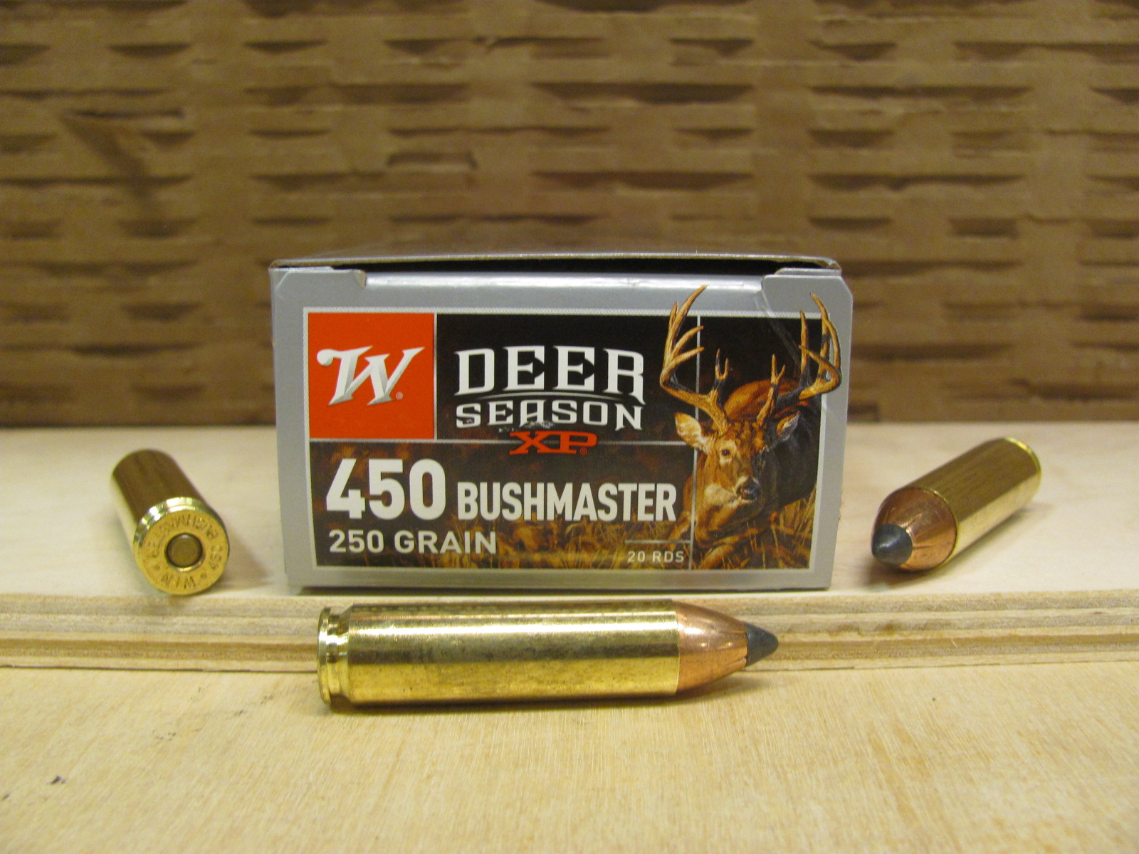 200 Round Case – 450 Bushmaster 250 Grain Winchester Deer Season XP Poly Tip Ammo – X450DS
