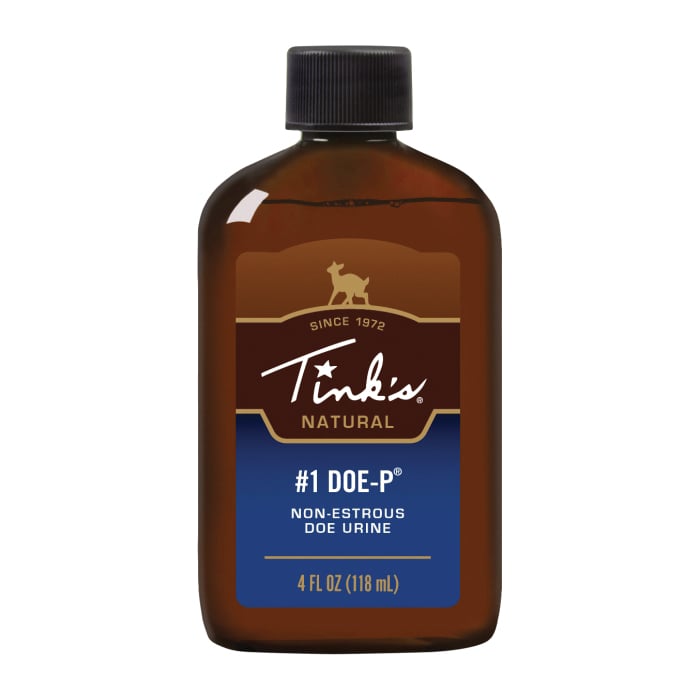 Tink's 1 Doe-P Deer Lure Calming, 4 oz Plastic Bottle
