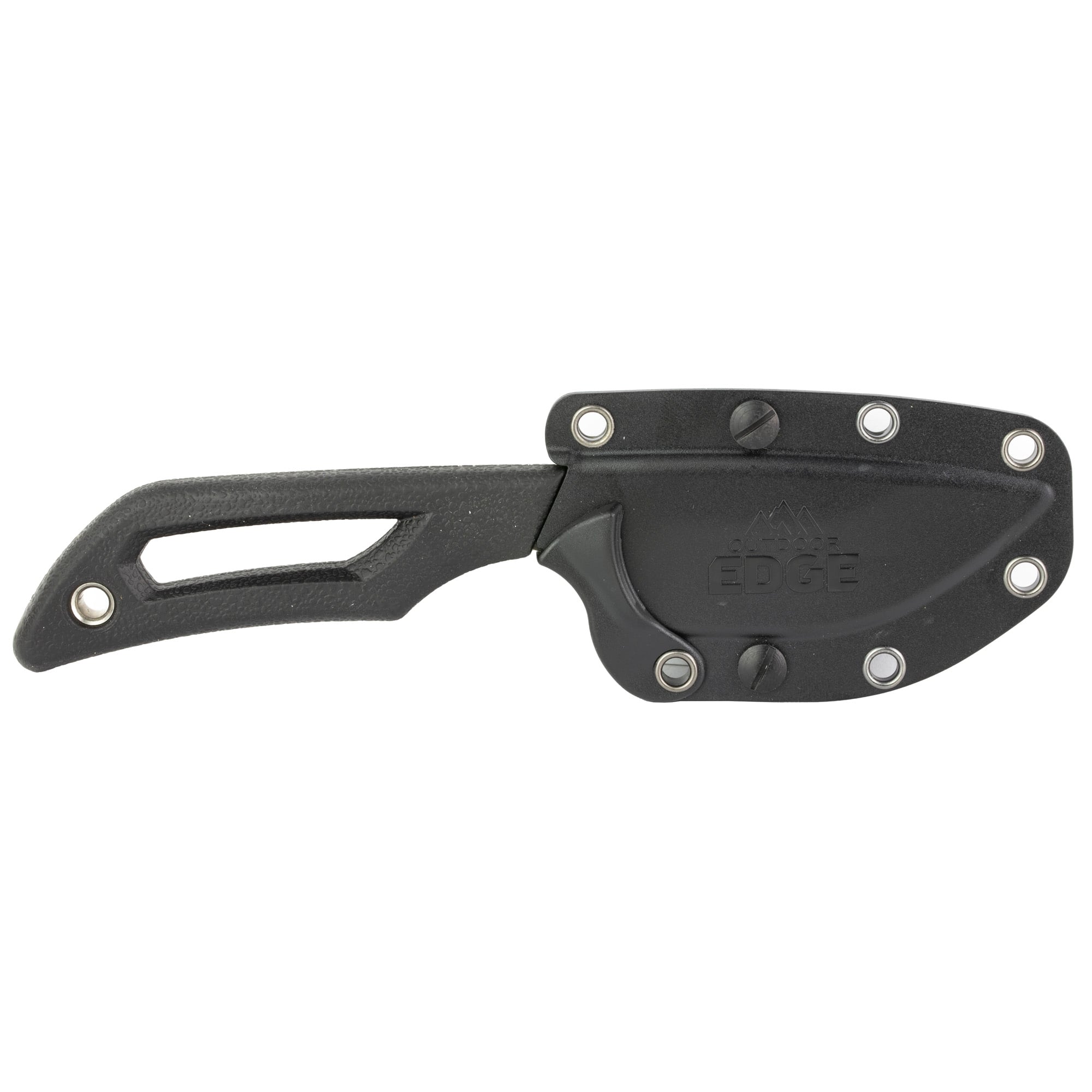 Outdoor Edge Pivot 6.5" Knife, Black - PKDP1C