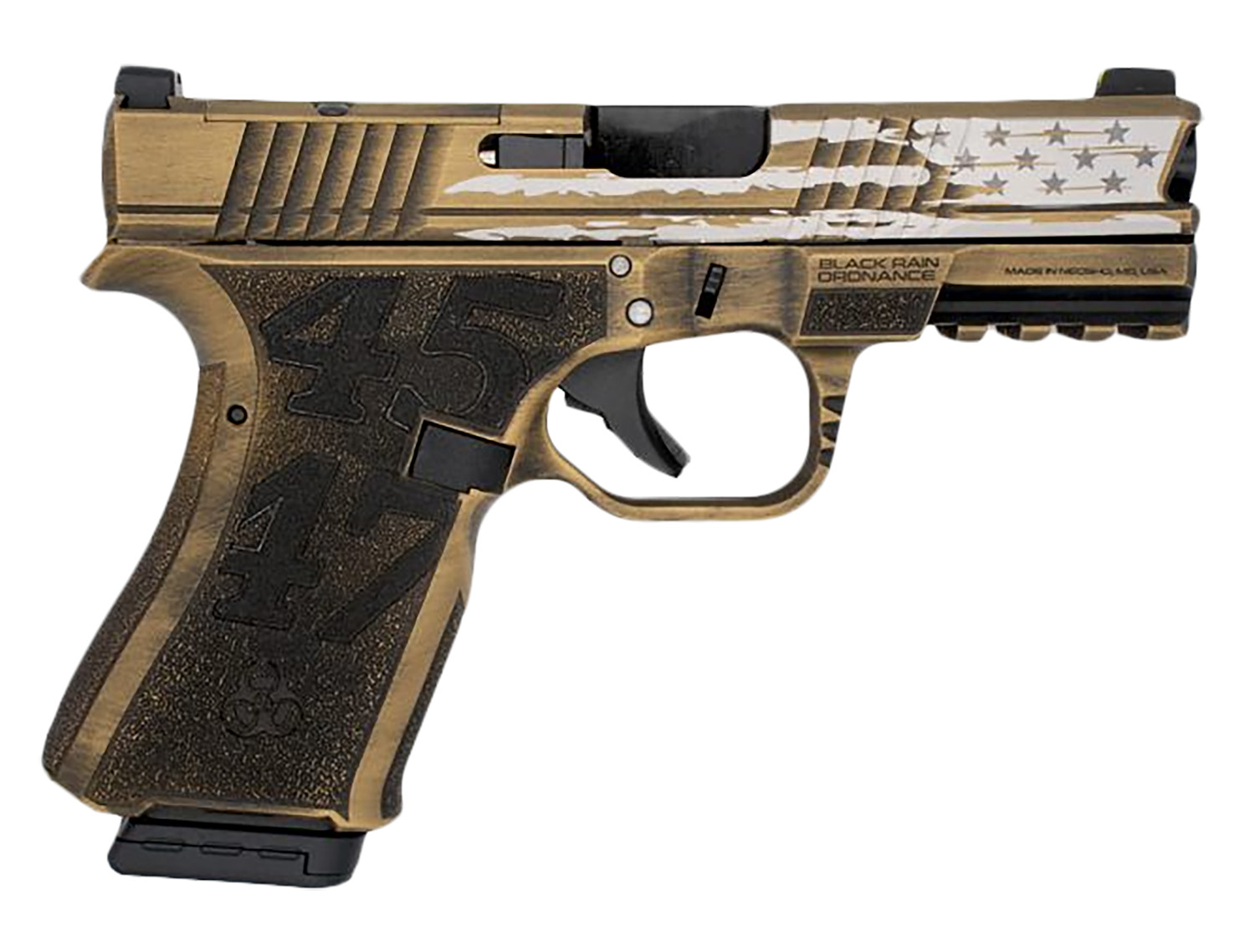 Black Rain Ordnance Frontline 9mm 4" Semi-Auto Pistol