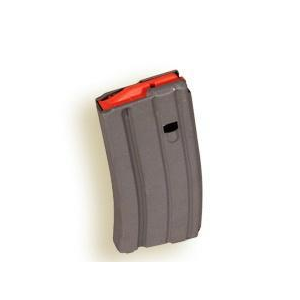 ASC AR Family Rifle Magazine Orange Follower .223 Rem Aluminum Grey 20/rd