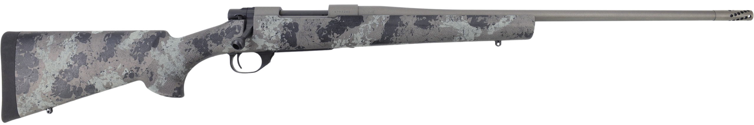 HOWA Fenceline 7mm-08 Bolt Action Rifle, Gray, 22" Barrel