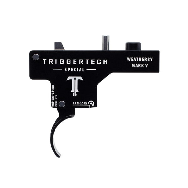 Triggertech Special (1-3.5 lb) Trigger for Weatherby Mark V, Clean Black - WM5SBB13NBW
