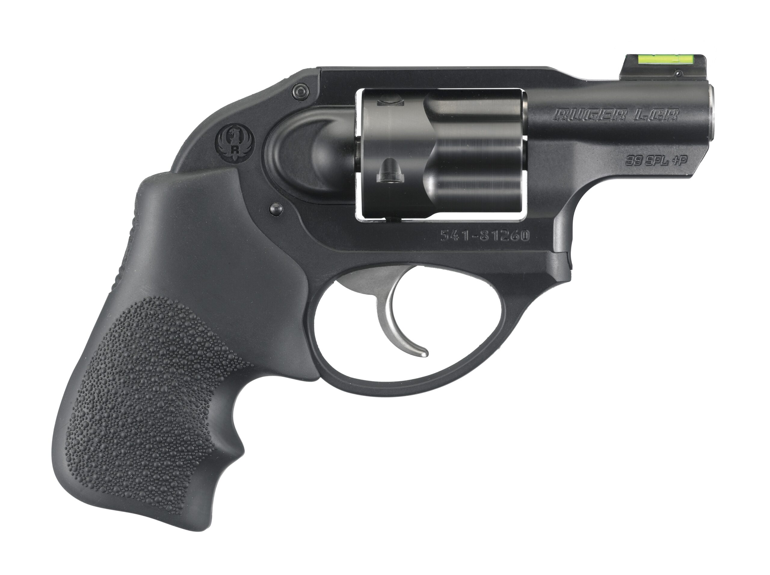 Ruger LCR .38 Special Revolver with Green Fiber Optic Sight