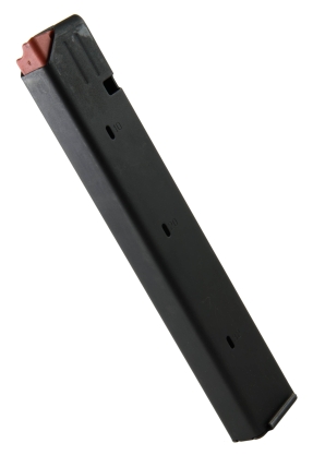 ASC Magazine: AR-15: 9mm 32rd Capacity Black Marlube Stainless Steel Orange Follower - 32-9mm-AR-SS-BM-O-ASC
