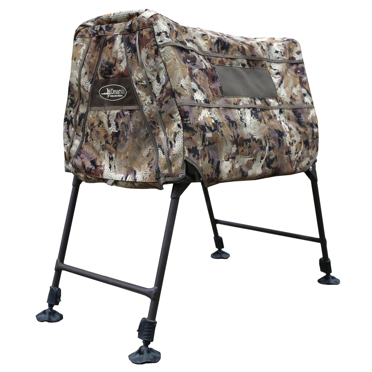 Momarsh Invisi-Lab 31" x 24" x 21" Dog Blind, Optifade Marsh Camouflage