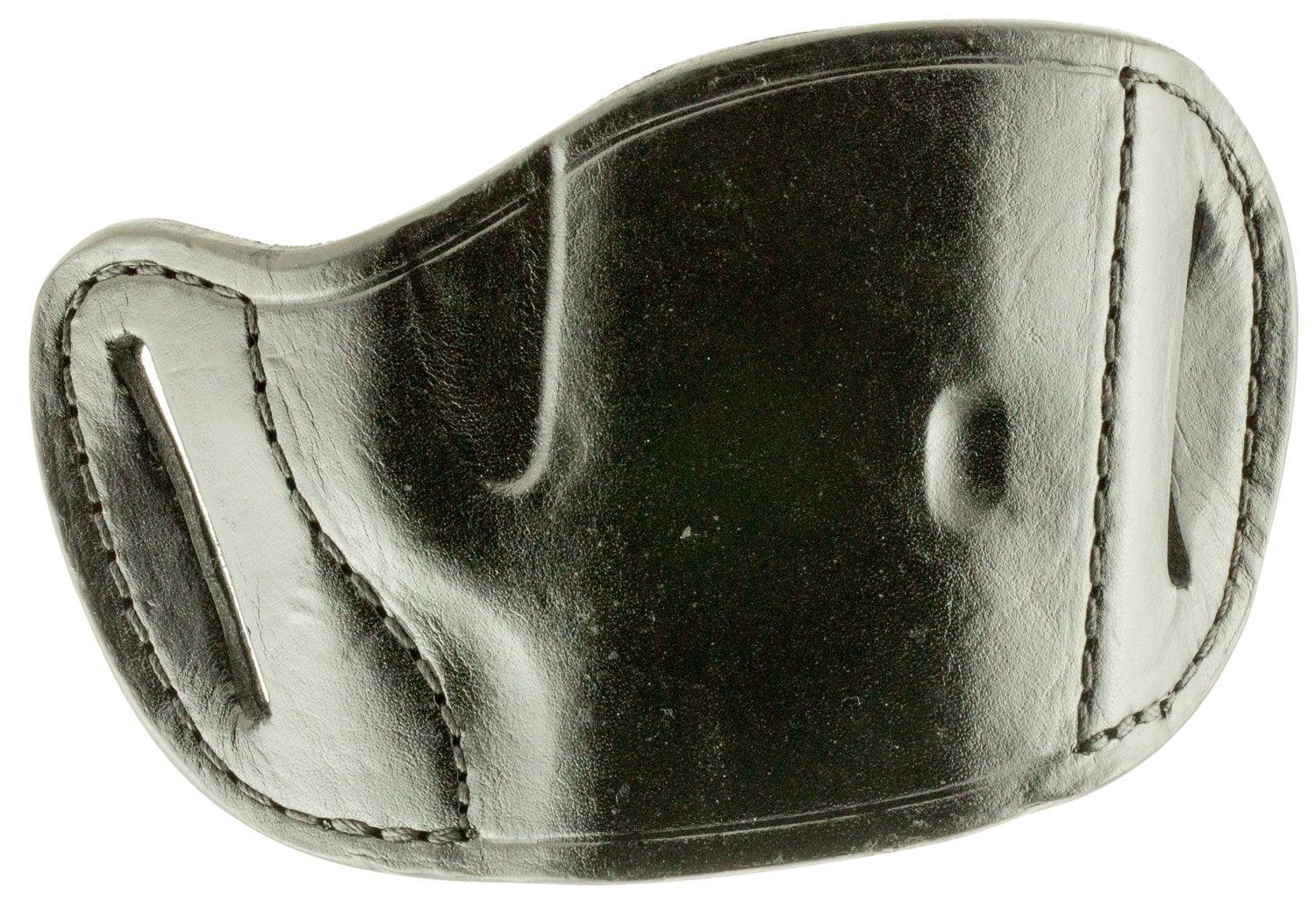 Bulldog Cases Medium Right Hand 1911/Browning HP Holster, Black - MLB-M