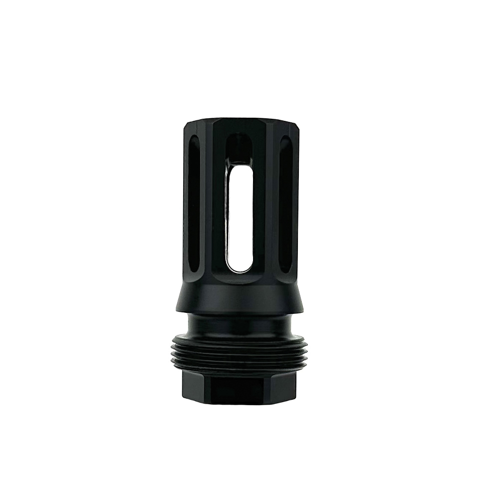 Huxwrx Safety Co Stiction Lock Compensator 1/2-28, Black - Effective Recoil Management - 2336