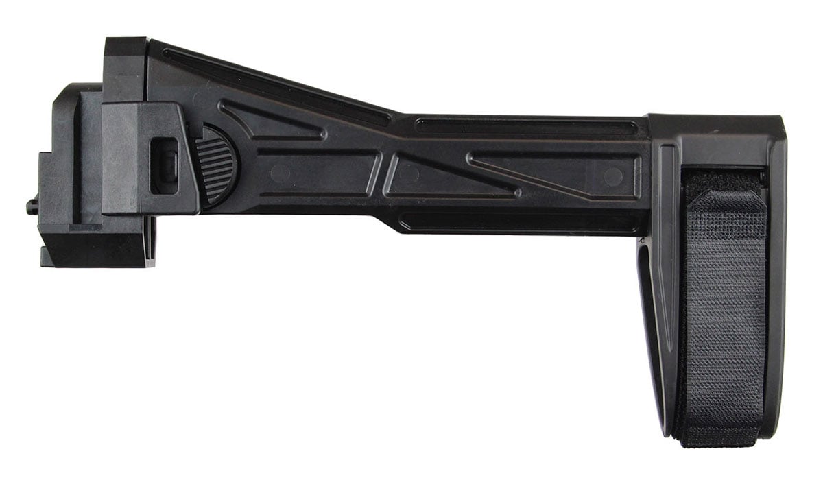 SB Tactical CZ Bren 2 Folding Stabilizing Brace, Black - BREN2-01-SB