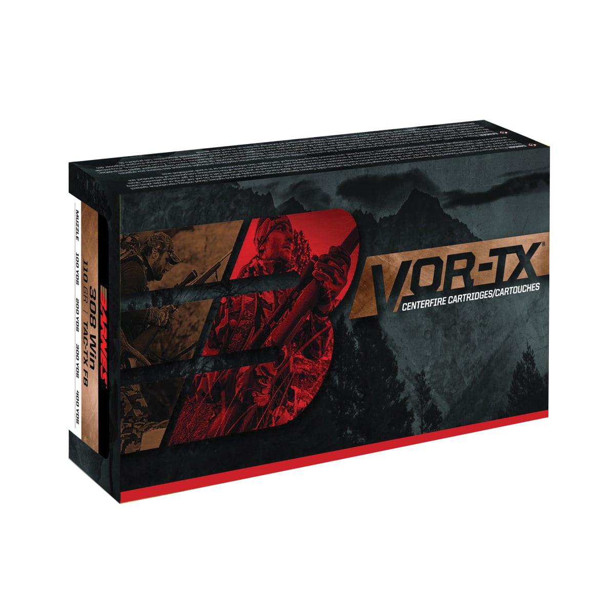 Barnes VOR-TX Rifle Ammunition 28 Nosler 162gr TSXBT 3150 fps 20/ct - No Credit Card Fees - Low, flat rate shipping