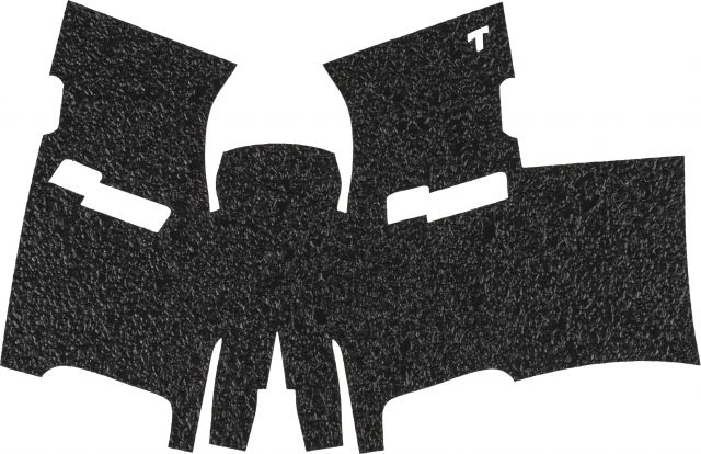 Talon Grips Firearm Grips Black - Rubber Fits Sig Sauer P250/P320 Compact Medium Grip Modul