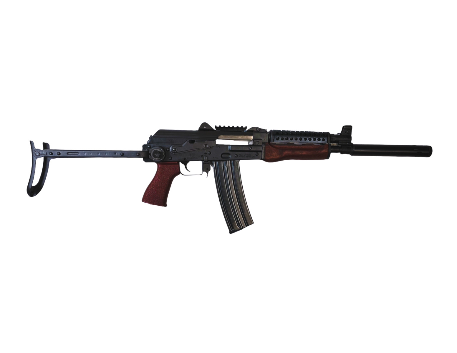 Zastava Arms USA ZPAP85 5.56 NATO/.223 REM 16" AK Rifle with Faux Suppressor, Red Tangodown