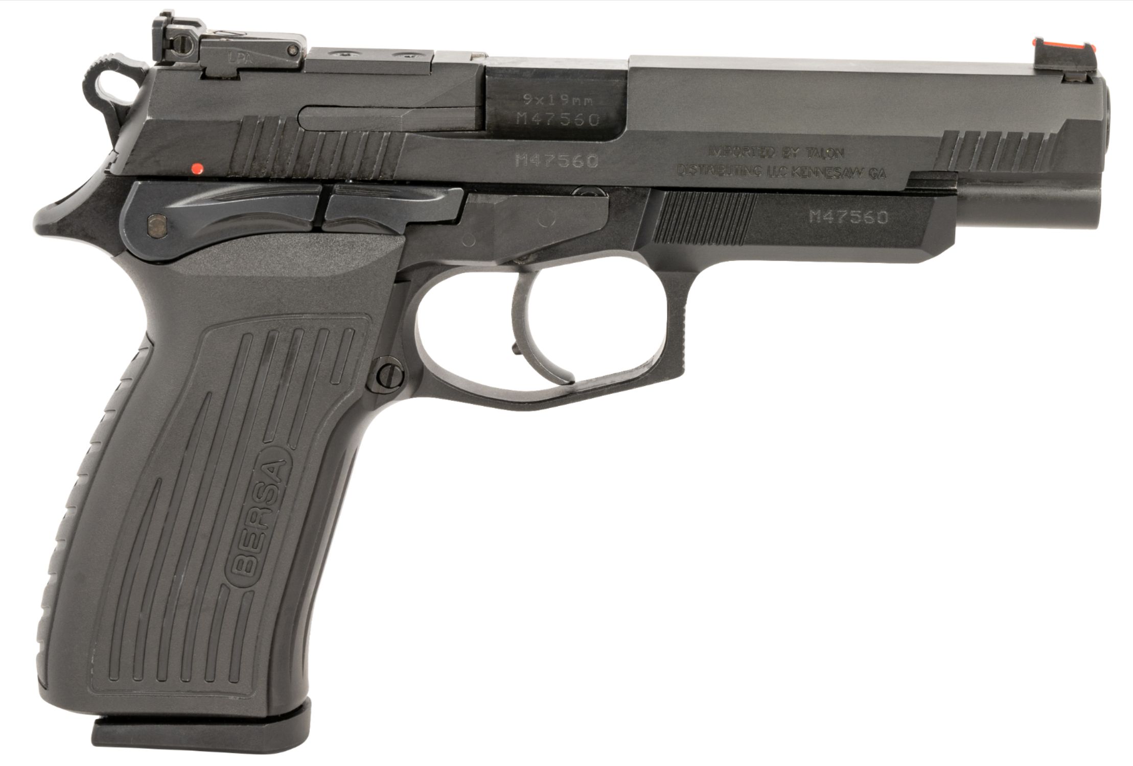Bersa BER TPR XT 9MM DA PST 17RD BLK