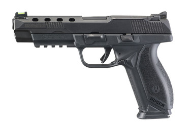 Ruger American Competition Pro - 9mm - 5" Barrel, Black Nitride Steel, Wraparound Ergonomic Grip Pistol - 17Rd