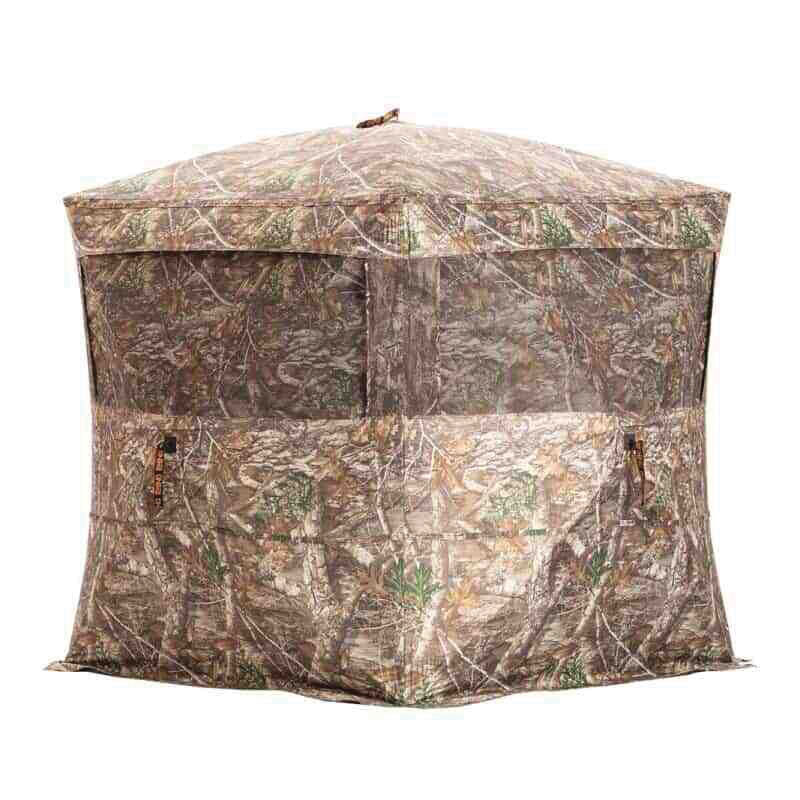 Rhino Blinds RB24 58" x 58" x 66" Hub Blind, Realtree Edge Camouflage