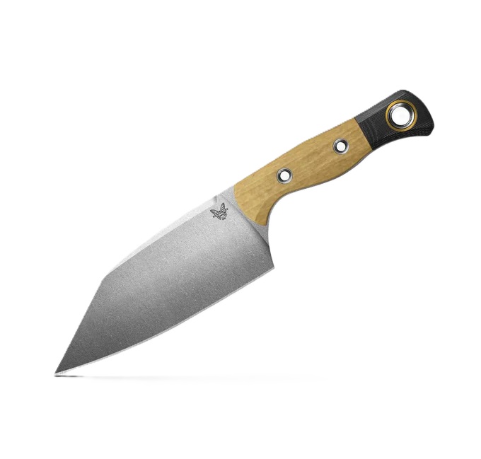 Benchmade Station Fixed Blade Clip Point Kitchen Knife, Maple Valley - 4010-02