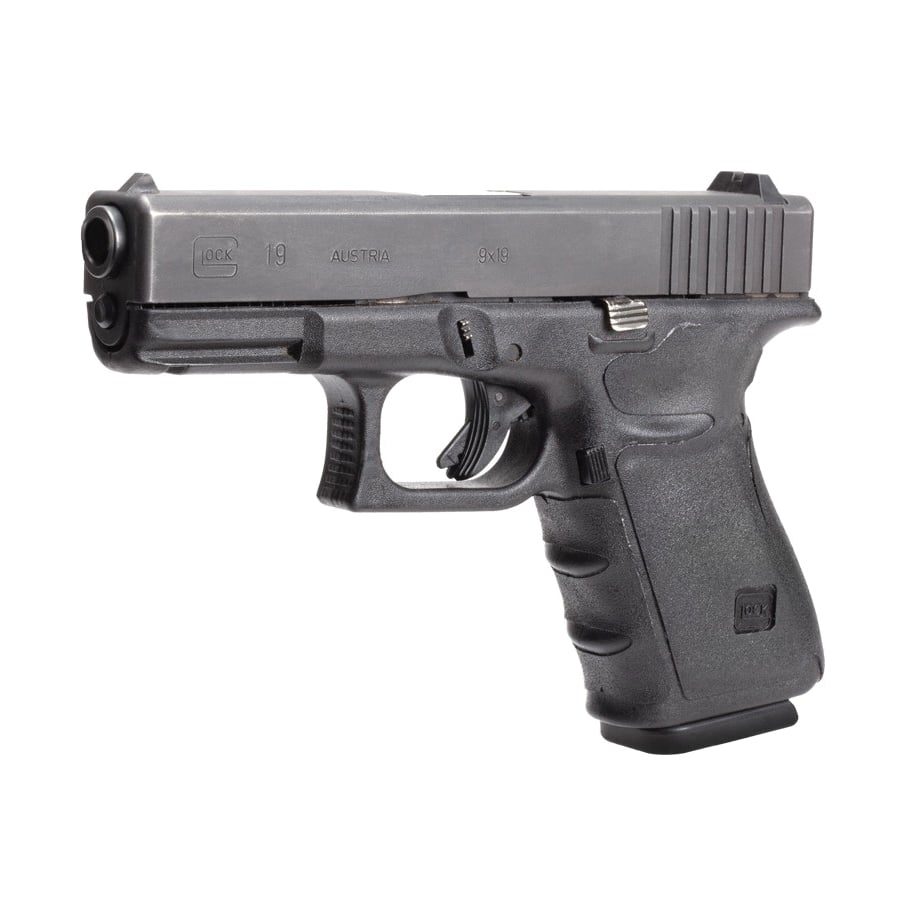 Enhance Glock 17/17MOS/22 Gen4 with Hogue's Black Wrapter Adhesive Grip -Superior Handling - 17140