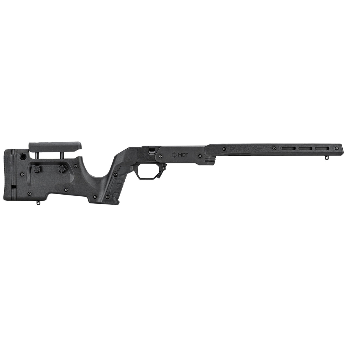 MDT XRS Rifle Chassis System Fits Tikka T1X Black - MDT XRS Rifle Chassis for Tikka T1X for High-Performance Tactical Shooting - 105524-BLK