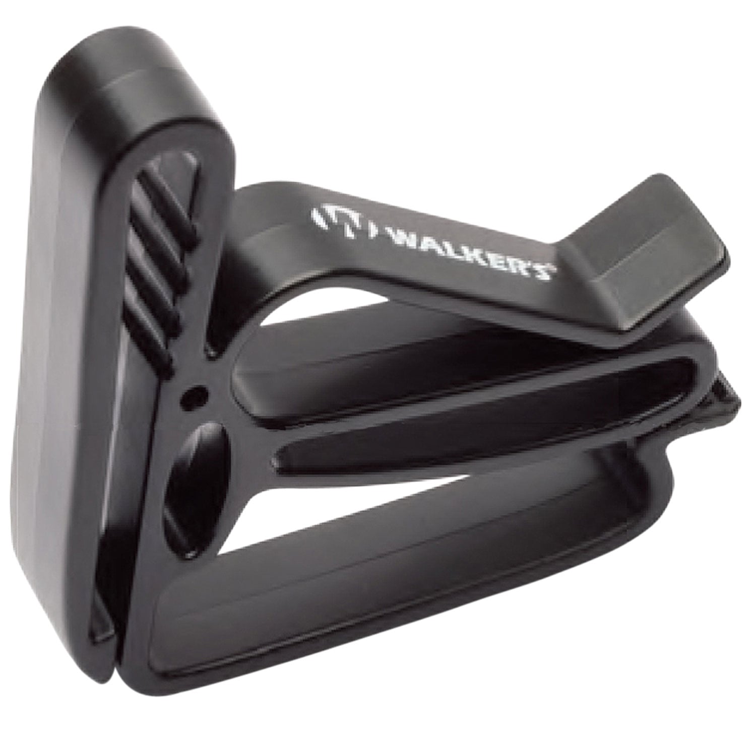 Walkers Game Ear Belt Clip Holder for Earmuff/Shooting Glass/Rope/Hard Hat, Black - GWPBELTLOOP