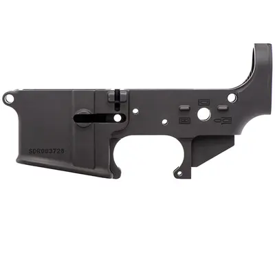 STRIPPED LOWER RECEIVER II NO LOGO FOR AR-15 BLACK