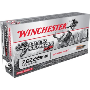 Winchester Ammo X76239DS Deer Season XP 7.62x39mm 123 gr Extreme Point Polymer Tip - 20rd Box