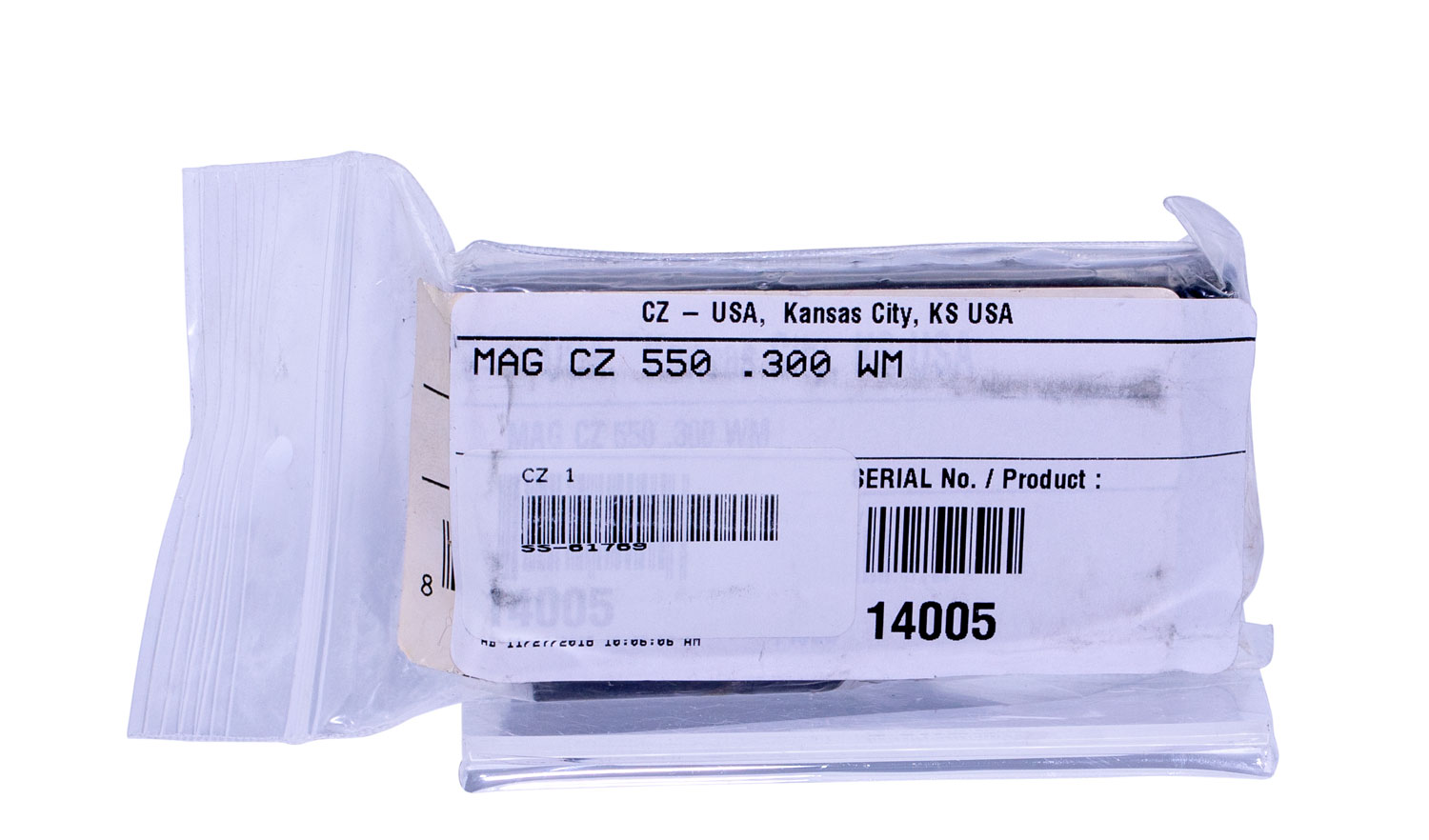 CZ-USA 3 Round .300 Win Mag 550 Detachable Magazine, Black - 14005
