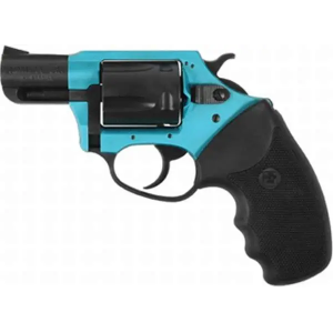 Charter Arms 53864 Undercover Lite Santa Fe Sky 38 Special 5 Round 2 Black Turquoise Aluminum Black Rubber Grip