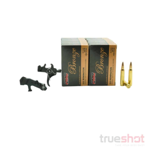 BUNDLE DEAL: Geissele Super Scar Trigger and 200 Rounds of 223/5.56 Ammo - PMC 223 55 Grain