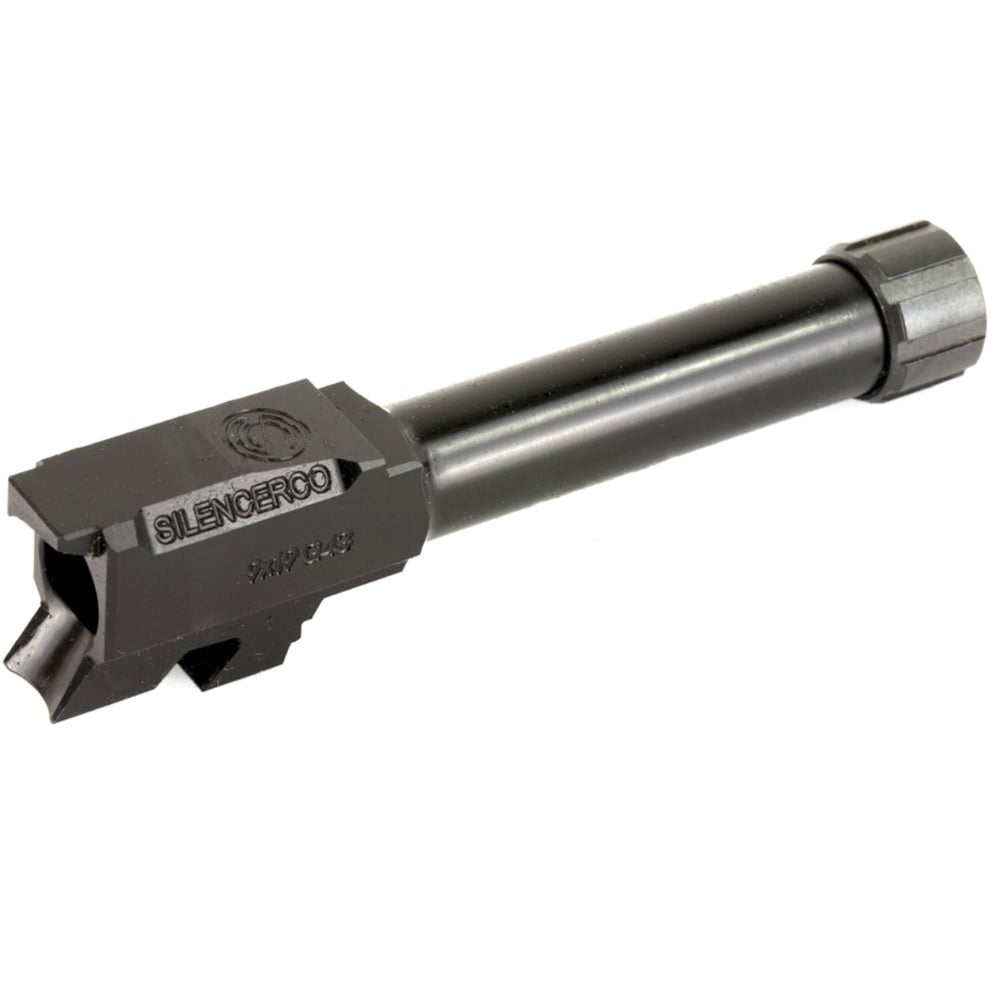SilencerCo Barrel 9mm 3.70" Fits Glock G43/G43X, Black - High-Quality Craftsmanship - AC5049